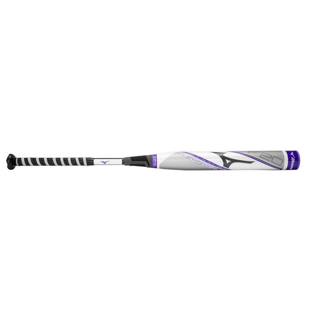 Bate De Softball Mizuno F20-PWR CRBN - Fastpitch (-9) Mujer Blancas/Moradas Ofertas PTQW-03627